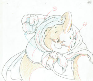 3265  Dragon Ball Z  Majin Buu  Douga Comic Art