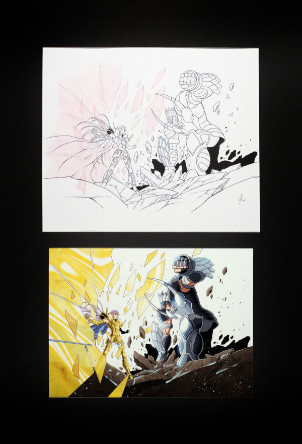 Jérôme ALQUIE — 14 – Saint Seiya – Time Odyssey (Chevaliers du Zodiaque) – Bélier Mû — Tome 2 — Page 13 case 9