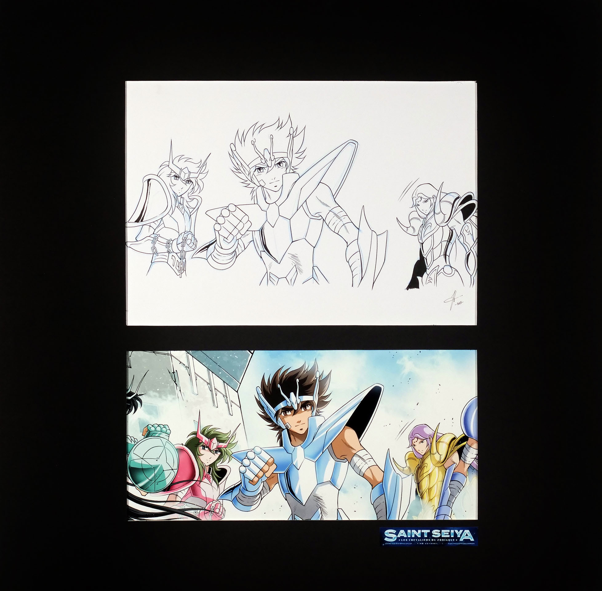 Jérôme ALQUIE — 21 – Saint Seiya – Time Odyssey (Chevaliers du Zodiaque) – Andromède Shun, Pégase Seiya et Bélier Mû — Tome 2 — Page 19 case 7