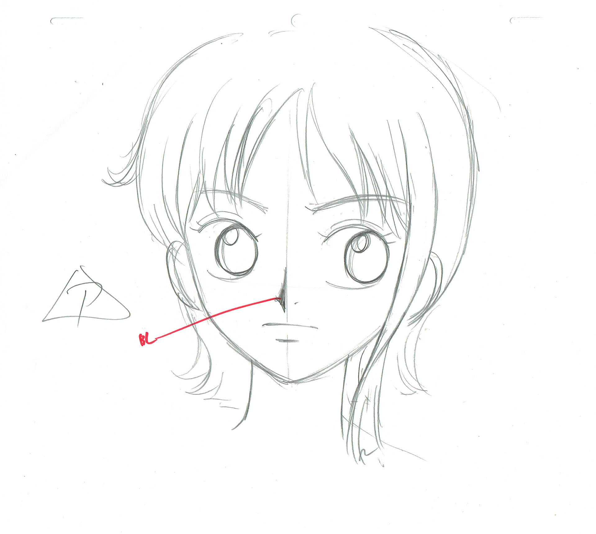  ODA Eiichiro - ONE PIECE | 2296 – One Piece – Nami – Production drawing – Episode 3 — Page 