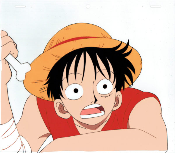 ODA Eiichiro - ONE PIECE — 2670 – One Piece – Monkey D. Luffy – Production cel (rilezu)