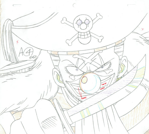 ODA Eiichiro - ONE PIECE — 2677 – One Piece – Buggy the star clown – Genga – Episode 5