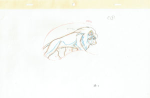 3320  Jungle emperor Leo  Leo  Genga Comic Art