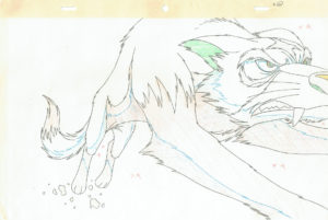 3334  Jungle emperor Leo  Wolf  douga Comic Art