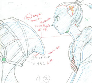 Genga – Nefertari Vivi – Alabasta – One Piece – 3471 Comic Art