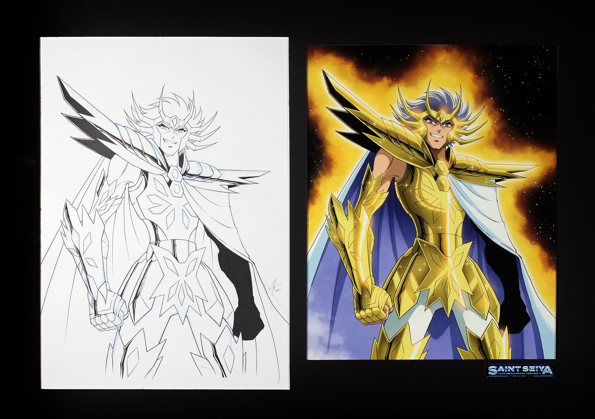 Jérôme ALQUIE — 7 – Saint Seiya – Time Odyssey (Chevaliers du Zodiaque) – Cancer Masque de Mort — Tome 1 — Page 36 case 1