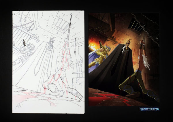 Jérôme ALQUIE — 8 – Saint Seiya – Time Odyssey (Chevaliers du Zodiaque) – Grand Pope et Cancer Masque de mort — Tome 1 — Page 38 case 8