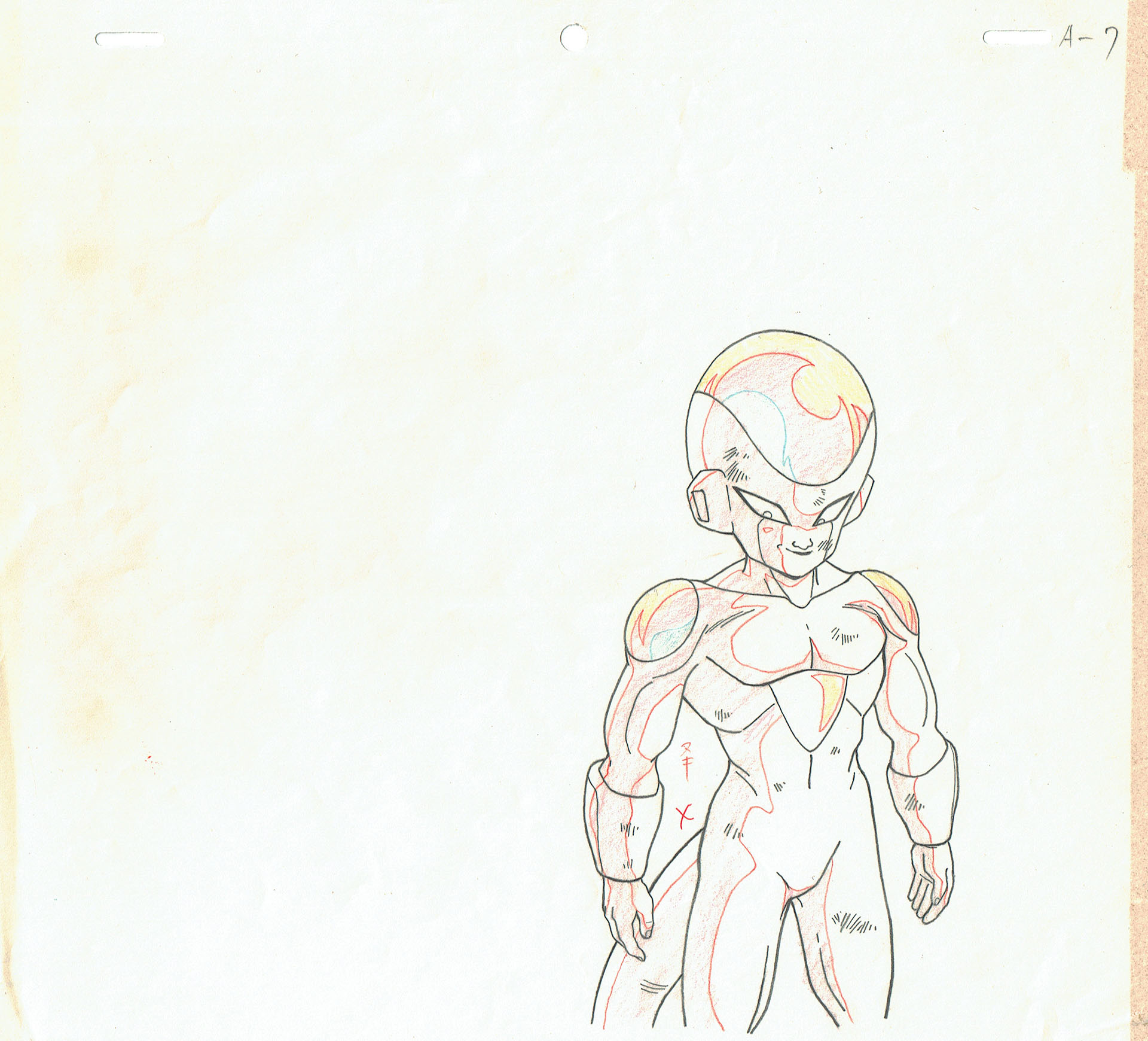 TORIYAMA Akira - DRAGON BALL — 2482 – Dragon Ball Z – Freezer – Genga