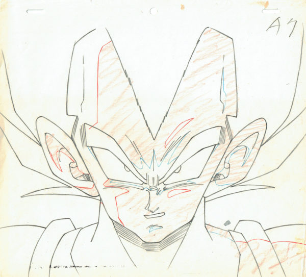 TORIYAMA Akira - DRAGON BALL — 398 – Dragon Ball Z – Vegeta – Genga