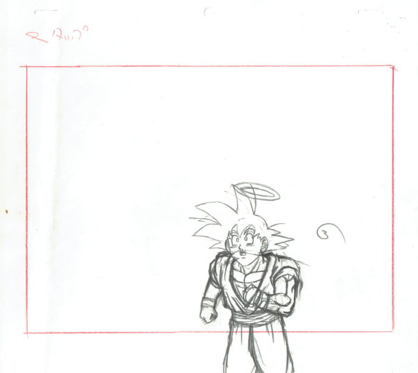 TORIYAMA Akira - DRAGON BALL — 516 – Dragon Ball Z – Son Goku – Layout