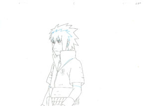 1076  Naruto Shippuden  Sasuke  Doga (douga) Comic Art