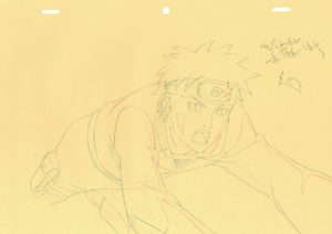 1426  Naruto Shippuden  Kiba  Genga correction Comic Art