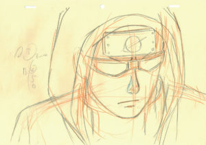 1471  Naruto Shippuden  Shino Aburame  Correction Genga Comic Art