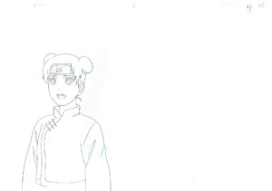 1796  Naruto Shippuden  Tenten  Doga (douga) Comic Art