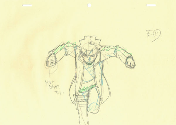 KISHIMOTO Masashi - NARUTO — 2033 – Boruto – Boruto Uzumaki – correction genga