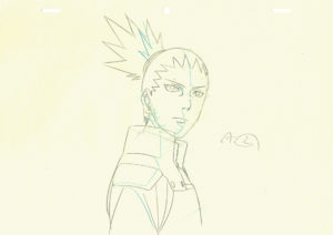 2266  Naruto Shippuden  Shikamaru  correction genga Comic Art