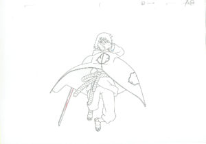 2334  Naruto Shippuden  Sasuke (Akatsuki)  Doga (douga) Comic Art