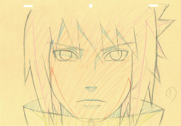 KISHIMOTO Masashi - NARUTO — 2793 – Naruto Shippuden – Sasuke – correction genga