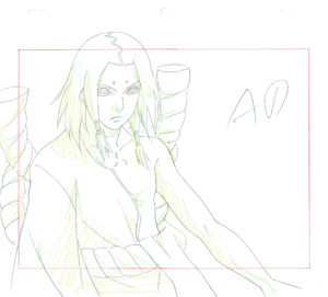 3483  Naruto Shippuden  Kimimaro Kaguya  Genga Comic Art
