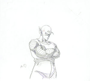 3544  Dragon Ball Z  Ep 26  Piccolo  Genga Comic Art