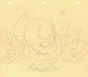 3552  Dragon Ball Z  Ep 75  Dende  Correction Genga Comic Art