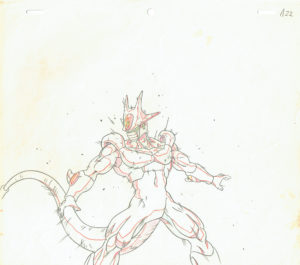 3786  Dragon Ball Z  Cooler  Genga Comic Art