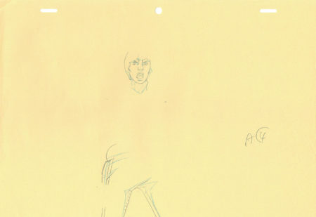  KISHIMOTO Masashi - NARUTO | 3829 – Naruto Shippuden – Gai Maito – correction genga — Page 