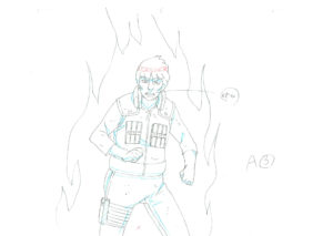 3831  Naruto Shippuden  Gai Maito  Genga Comic Art