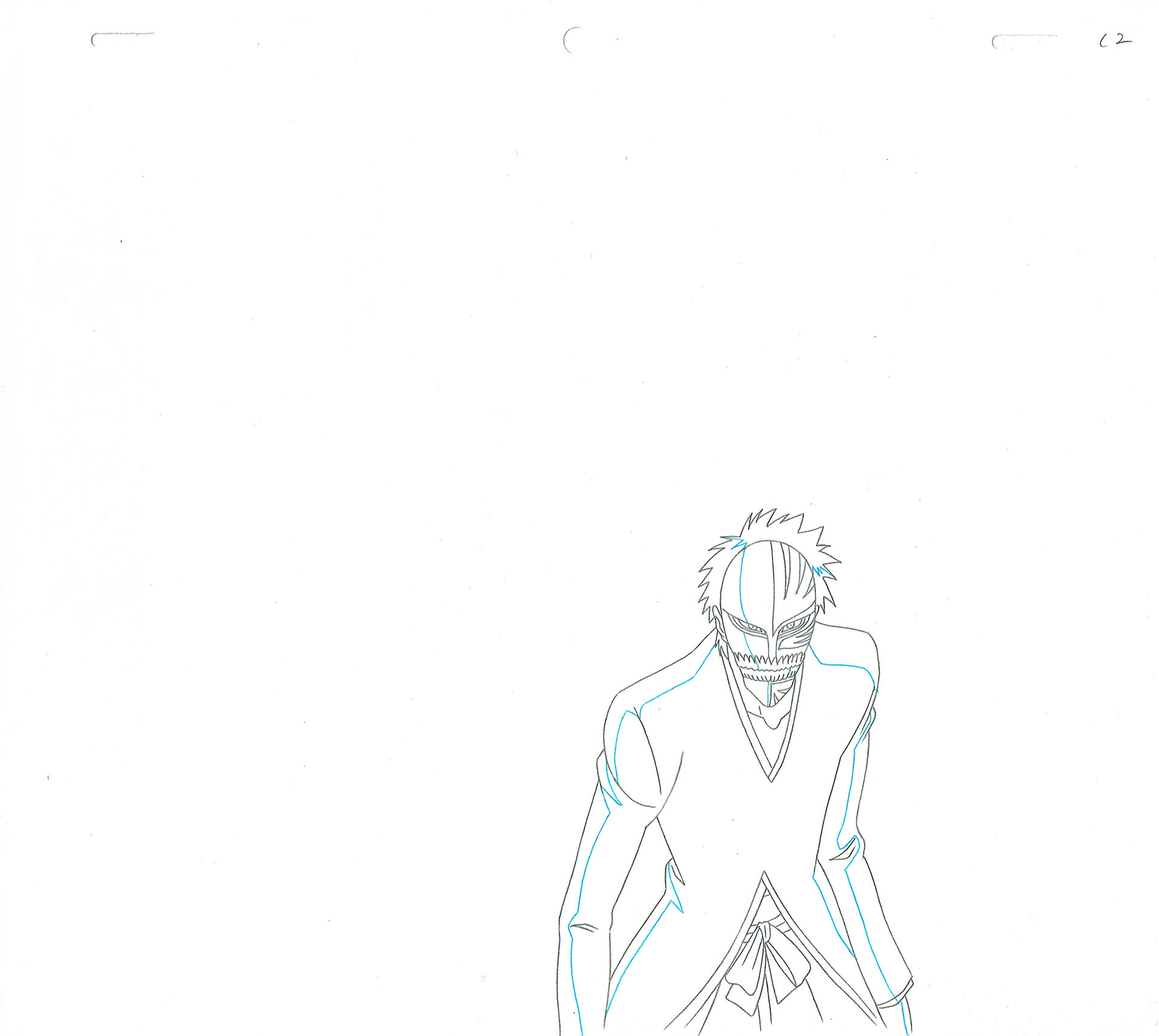 KUBO Tite - BLEACH — 1232 – Bleach – Ichigo Kurosaki in Hollow mode – Doga (douga)