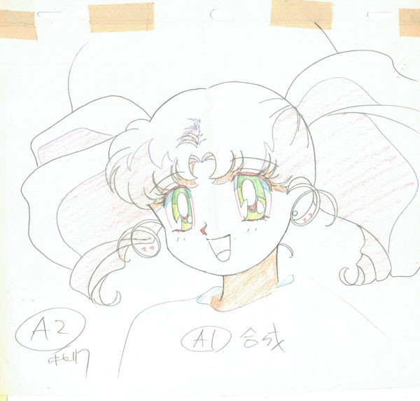TAKEUCHI Naomi - PRETTY SOLDIER SAILOR MOON — 3408 – Sailor Moon – Episode 112 – Chibiusa – Sailor Chibi Moon – Genga