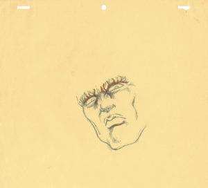 4092  Fist of the North Star (Hokuto no Ken)  Episode 89  Raoh  Genga correction Comic Art