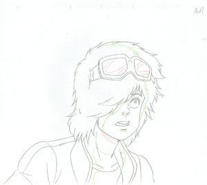 4107  Fist of the North Star (Hokuto no Ken)  Bat  Doga (douga) Comic Art