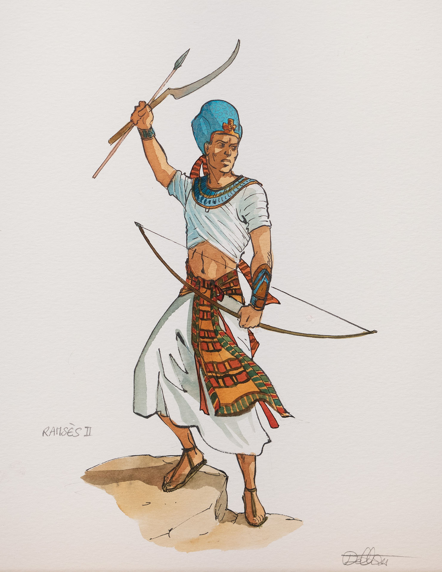 Isabelle DETHAN | Le Figaro Histoire — Illustration - Ramsès II — Page 