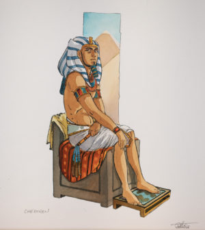 Le Figaro Histoire  Illustration - Chephren Comic Art