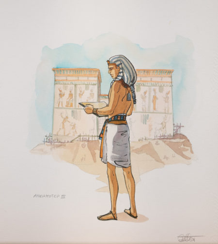 Isabelle DETHAN | Le Figaro Histoire — Illustration - Amenhotep III — Page 