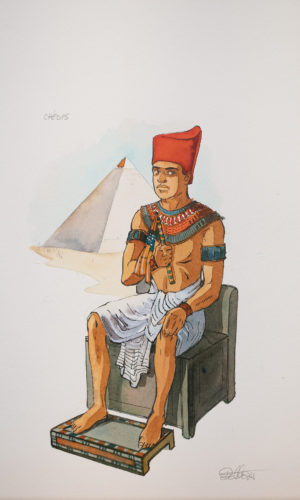 Le Figaro Histoire  Illustration - Kheops Comic Art