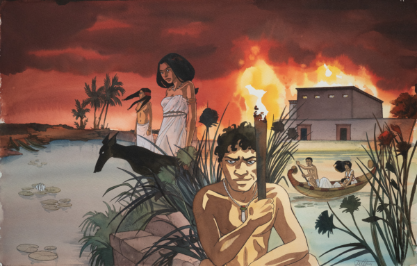 Isabelle DETHAN — Sur les terres d’Horus — Book 4 - Cover