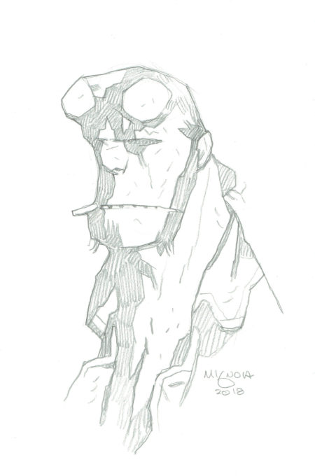 Mike MIGNOLA | 121 – Hellboy – illustration (buste) — Page 