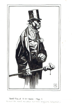 137  Mister Hyde  illustration  Secret files of Screw-On Head  Page 4 Comic Art