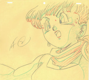 3930  Dragon Ball Z  Ep 239  Bulma  Correction Genga Comic Art