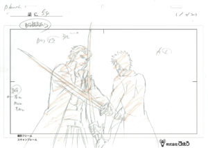 layout – Sosuke Aizen vs Ichigo Kurosaki Hollow – Bleach – 4332 Comic Art