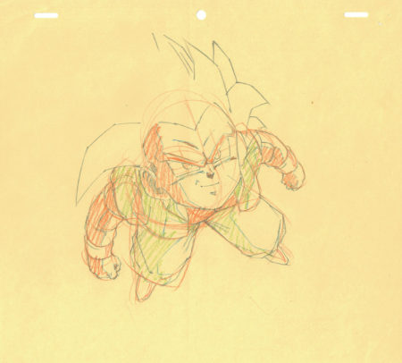  TORIYAMA Akira - DRAGON BALL | 4521 – Dragon Ball Z – Ep 261 – Gotenks SSJ 3 – Correction Genga — Page 