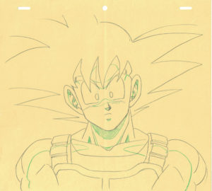 4571  Dragon Ball Z  Ep 156  Son Goku  Correction Genga Comic Art