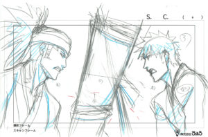 layout – Renji Abarai vs Ichigo Kurosaki – Bleach – 4589 Comic Art