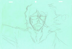 genga correction – Zangetsu – Bleach – 4590 Comic Art