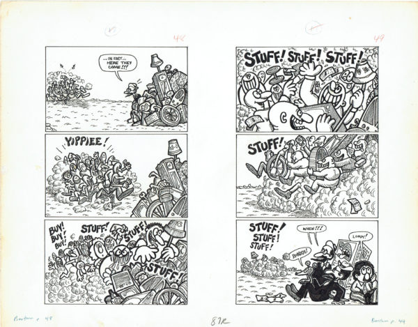 Art SPIEGELMAN — Quentin Fester in Thumbwhere over The Rainbow — Page 13 and 14