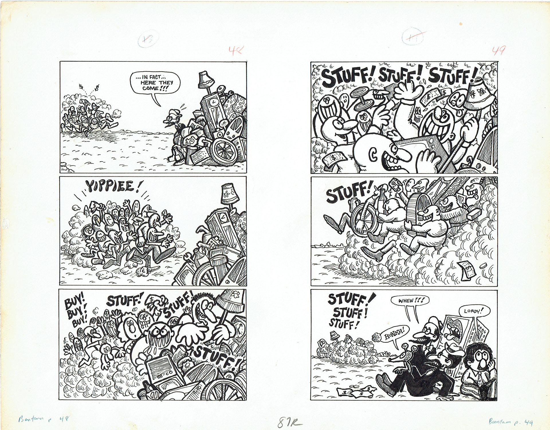 Art SPIEGELMAN | Quentin Fester in Thumbwhere over The Rainbow — Page 13 and 14