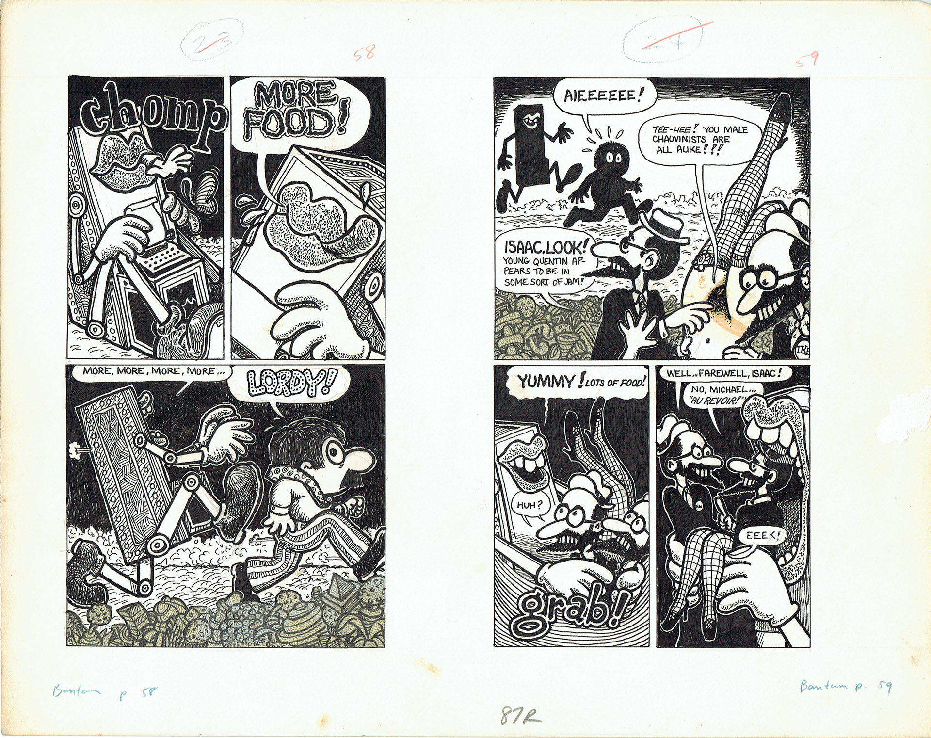 Art SPIEGELMAN | Quentin Fester in Thumbwhere over The Rainbow — Page 23 et 24