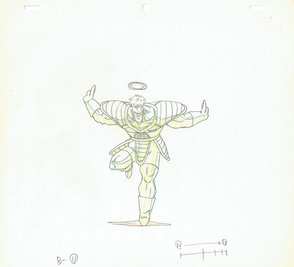 TORIYAMA Akira - DRAGON BALL — Dragon Ball Z – DBZ – Recoome (commando Ginyu) – Genga – 2238