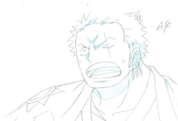 ODA Eiichiro - ONE PIECE — One Piece – Roronoa Zoro – Genga – 3455